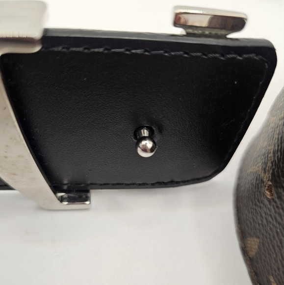 Louis Vuitton 40mm Monogram Leather Reversible Belt w/ LV Buckle SZ 40 - Picture 5 of 6